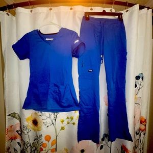 Brand new never worn greys anatomy by BARCO scrub set XXSP